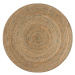 Flair Rugs koberce AKCE: 180x180 (průměr) kruh cm Kusový koberec Capri Jute Natural/Blue kruh - 