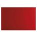 magnetoplan Designová magnetická skleněná tabule, š x v 600 x 400 mm, barva intenzivní červená