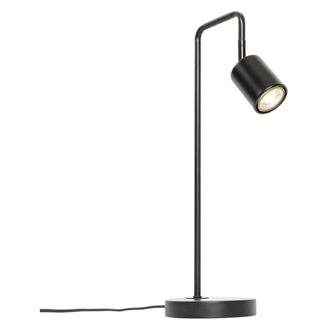 Moderní stolní lampa černá nastavitelná - Java QAZQA