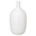 Bílá keramická váza Blomus, výška 21 cm