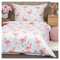 4Home Dětské bavlněné povlečení Flamingo