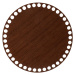 Dřevěné dno/víko na košík - kruh ořech Zvolte variantu:: 21 cm