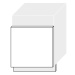 ArtExt Dvířka na myčku nádobí PLATINIUM | ZM 57/60 Barva korpusu: Bílá