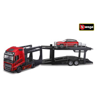 Bburago 1:43 STR FIRE Multicar Carrier - Volvo FH16 w/Land Rover LRX Concept