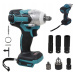 Rázový Utahovák Akumulátorový Sada 1/2'' 520NM 18V 1280W Pro Makita 18V