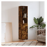 vidaXL Skříň highboard kouřový dub 34,5 x 34 x 180 cm kompozitní dřevo