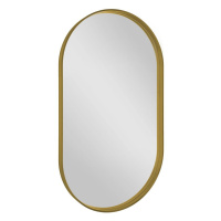 AVONA oválné zrcadlo v rámu 40x70cm, zlatá mat AV400G