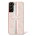 Guess GUHCS23SP4RPSP hard silikonové pouzdro Samsung Galaxy S23 5G pink 4G Printed Stripe