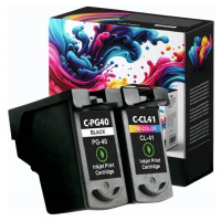 2x Inkousty pro Tiskárnu Canon Pixma iP1800 1900 2500 2600 MP140 210 MX300 310