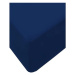 4sleep jersey prostěradlo s gumičkou, 60 × 120 - 23 tm. modrá