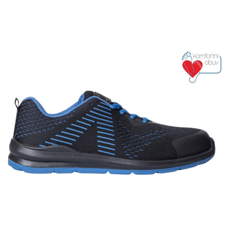 Pracovní polobotka ARDON®FLYTEX O1- černo-modrá 35 černá 43