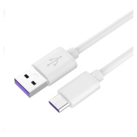 PremiumCord Kabel USB 3.1 C/M - USB 2.0 A/M, Super fast charging 5A, bílá, 1m