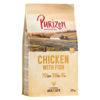 Purizon granule, 3 x 2,5 kg - 15 % sleva - Adult kuře & ryba - bezobilné