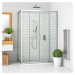 Roth Lega Line obdélníkový sprchový kout 160 x 70 x 190 cm brillant transparent + intimglass LLD