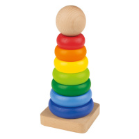 Playtive Dřevěná edukativní hra (stohovatelná věž)