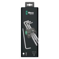 Wera 073391 950/9 Hex-Plus 1 SB Sada zástrčných klíčů, metrická, chromovaná