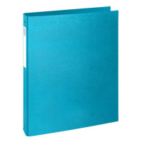 4-Kroužkový pořadač Teksto A4, 4 cm, karton - modrý