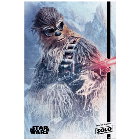 Plakát - Solo: A Star Wars Story (Chewie Blaster) Europosters