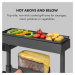 Klarstein Appenzell XL, raclette gril, 600 W, termostat, 2 stojany na sýr