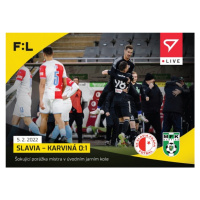 Fotbalové karty Fortuna Liga 2021-22 - L-088 Slavia - Karviná 0:1
