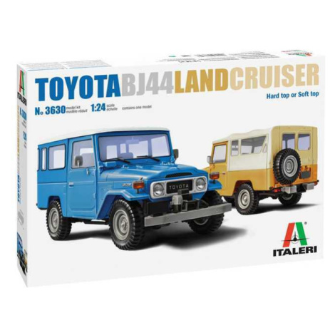Model Kit auto 3630 - Toyota Land Cruiser BJ-44 Soft / Hard Top (1:24) Italeri