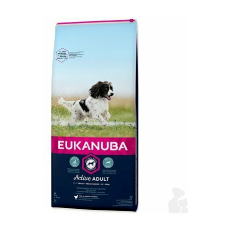 Eukanuba Dog Adult Medium 15kg sleva