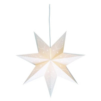 Závěsná papírová světelná dekorace s vánočním motivem Markslöjd Saturnus / (Ø x V) 75 x 75 cm / 