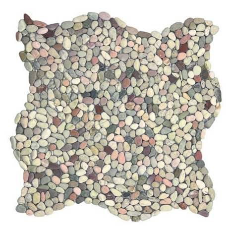 Kamenná mozaika Mosavit Mini pebbles mix 30x30 cm mat PEBBLEMIX