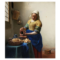 Obrazová reprodukce The Milkmaid, c.1658-60, Jan Vermeer, 35.6 × 40 cm