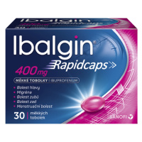 IBALGIN Rapidcaps 400 mg 30 měkkých tobolek