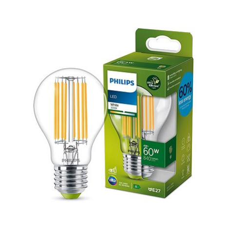 Philips LED 4-60W, E27, 3000K, A