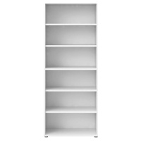 Bílá modulární knihovna 89x222 cm Prima – Tvilum