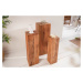 LuxD Dekorativní sloup Timber mango - set 3 ks