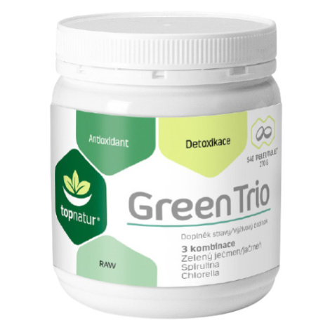 TOPNATUR Green Trio Chlorella+Spirulina+Zelený ječmen 540 tablet