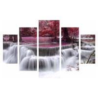 Vícedílný obraz Waterfall, 92 x 56 cm
