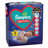 Plenkové Kalhotky Pampers Pants Night Velikost 5, 22 Kusů, 12kg-17kg