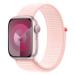 Apple Watch Series 9 41mm Růžový hliník se světle růžovým provlékacím řemínkem Růžová
