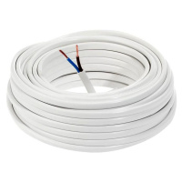 Kabel HO3VVF 10m 2 x 1,50 bílý