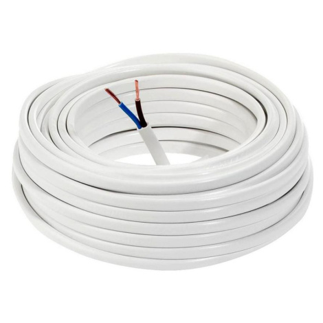 Kabel HO3VVF 10m 2 x 1,50 bílý BAUMAX