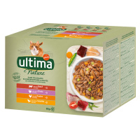 Ultima Cat kapsičky, 96 x 85 g - 25 % sleva - Nature variace masa (hovězí, krůtí, kuřecí, drůbež