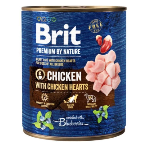Brit Premium by Nature Chicken with Hearts 6x800 g