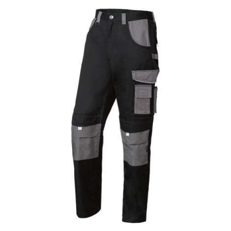 PARKSIDE PERFORMANCE® Pánské profesionální pracovní kalhoty (adult#male, 56, černá/šedá)