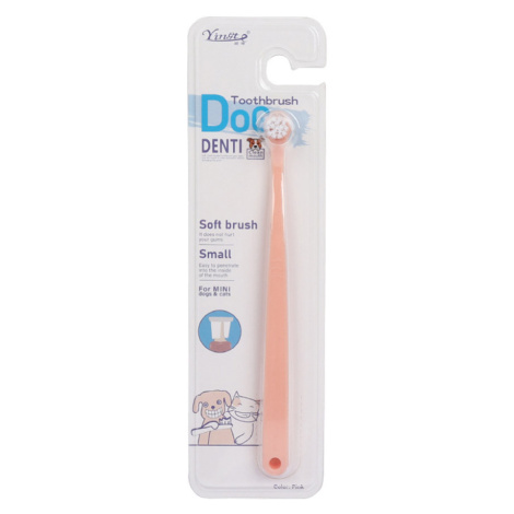 Vsepropejska Staf zubní kartáček pro psa Barva: Růžová