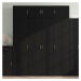 vidaXL Skříň highboard černá 80 x 42,5 x 185 cm kompozitní dřevo