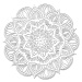 Vyřezávaná 3D Mandala - lotosový květ