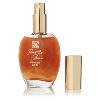 SOSU Dripping Gold Born to Shine Hydratační olej na tělo se třpytkami bronzový 55 ml