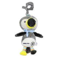 BABY MIX - Dětská plyšová hračka s hracím strojkemTukan šedý