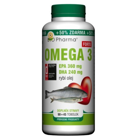 Omega 3 Forte 1200mg tob.90+45 Bio-Pharma Bio Pharma
