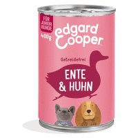 Edgard&Cooper Junior kachna a kuře 12 × 400 g