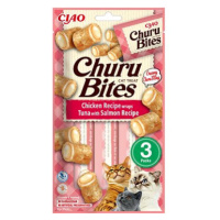 Ciao Churu Cat Bites kuřecí kousky s tuňákovo-lososovým pyré 3 × 10 g